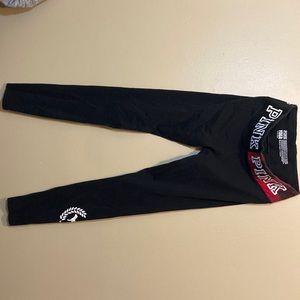 Size: Small—Black, Red, & White colored Victoria Secret Yoga Pants.